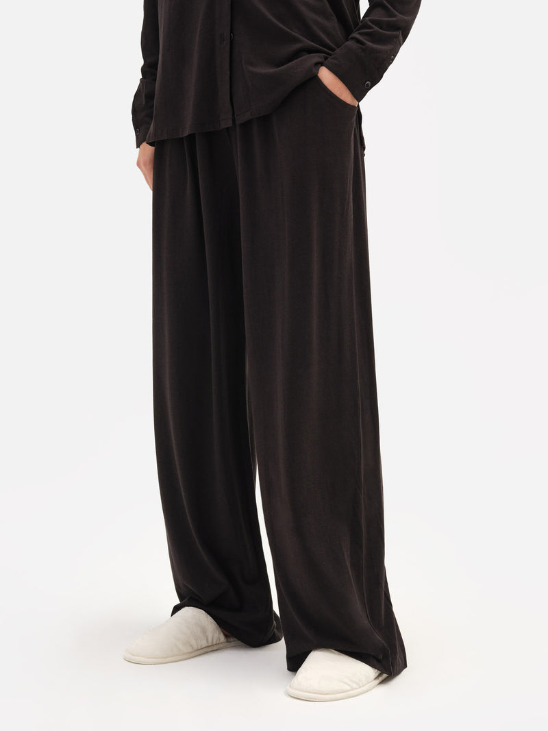 Tencel Sleep Wide Leg Pant