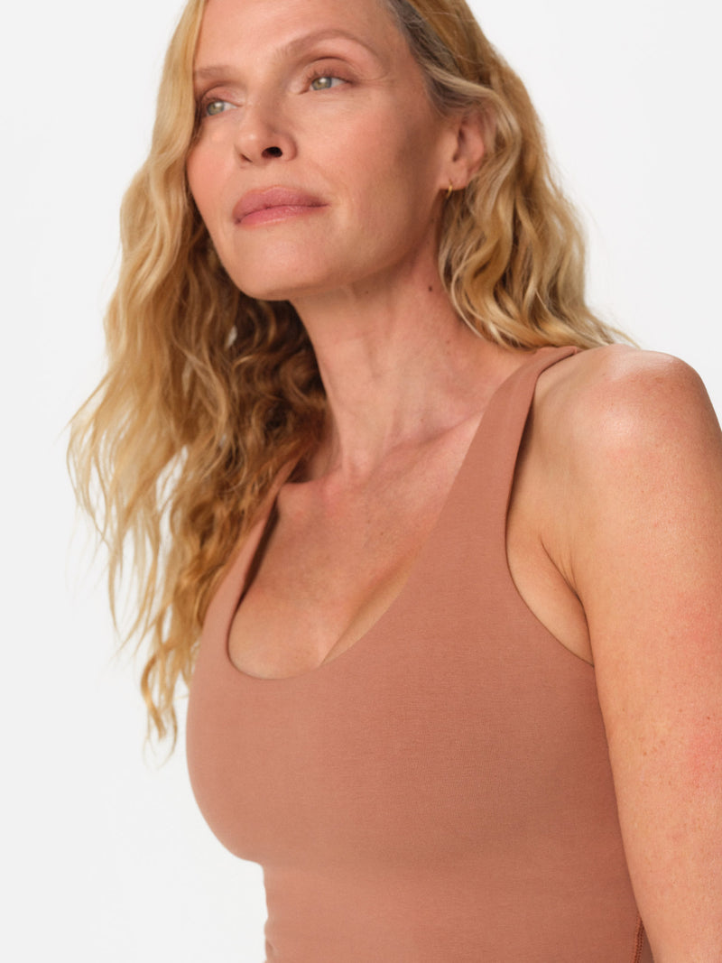 Organic Stretch Racer Tank