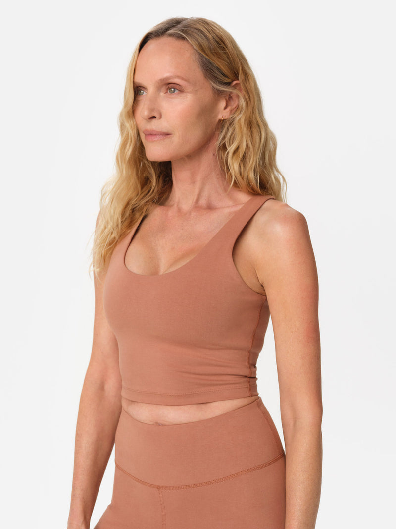 Organic Stretch Racer Tank