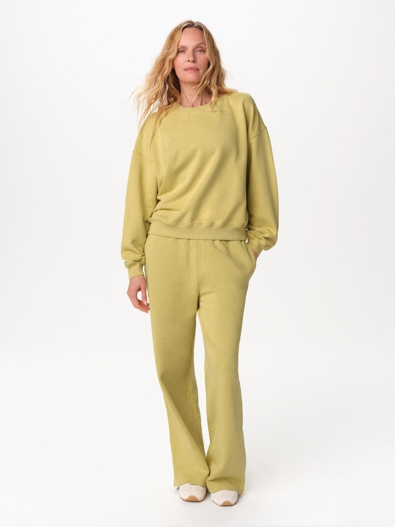 Organic Fleece Straight Leg Sweatpant