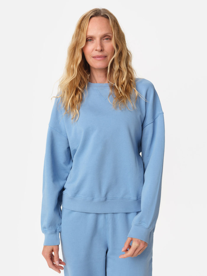 Organic Fleece Relaxed Crewneck Sweatshirt