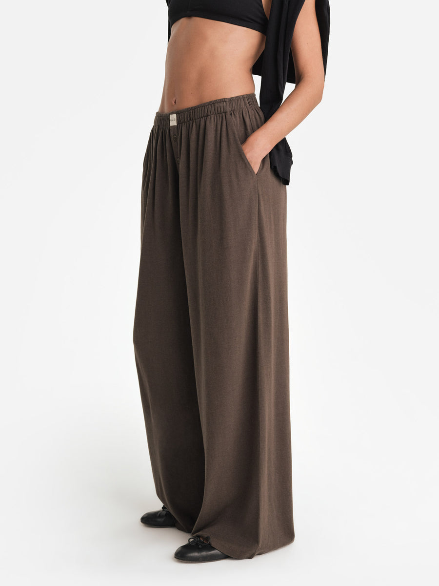 Tencel Sleep Wide Leg Pant