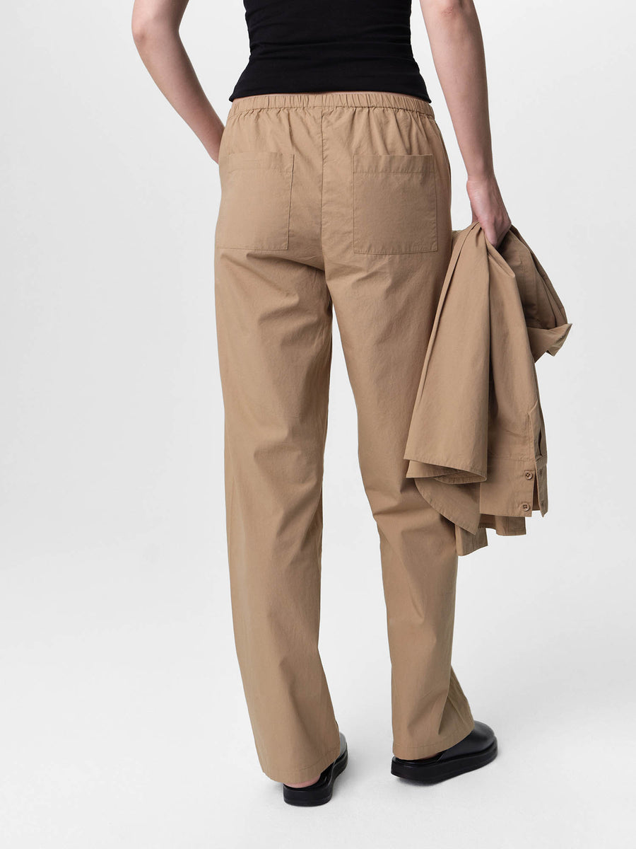 Organic Poplin Essential Pant-Pant-MATE the Label-KELP-XS-MATE the Label