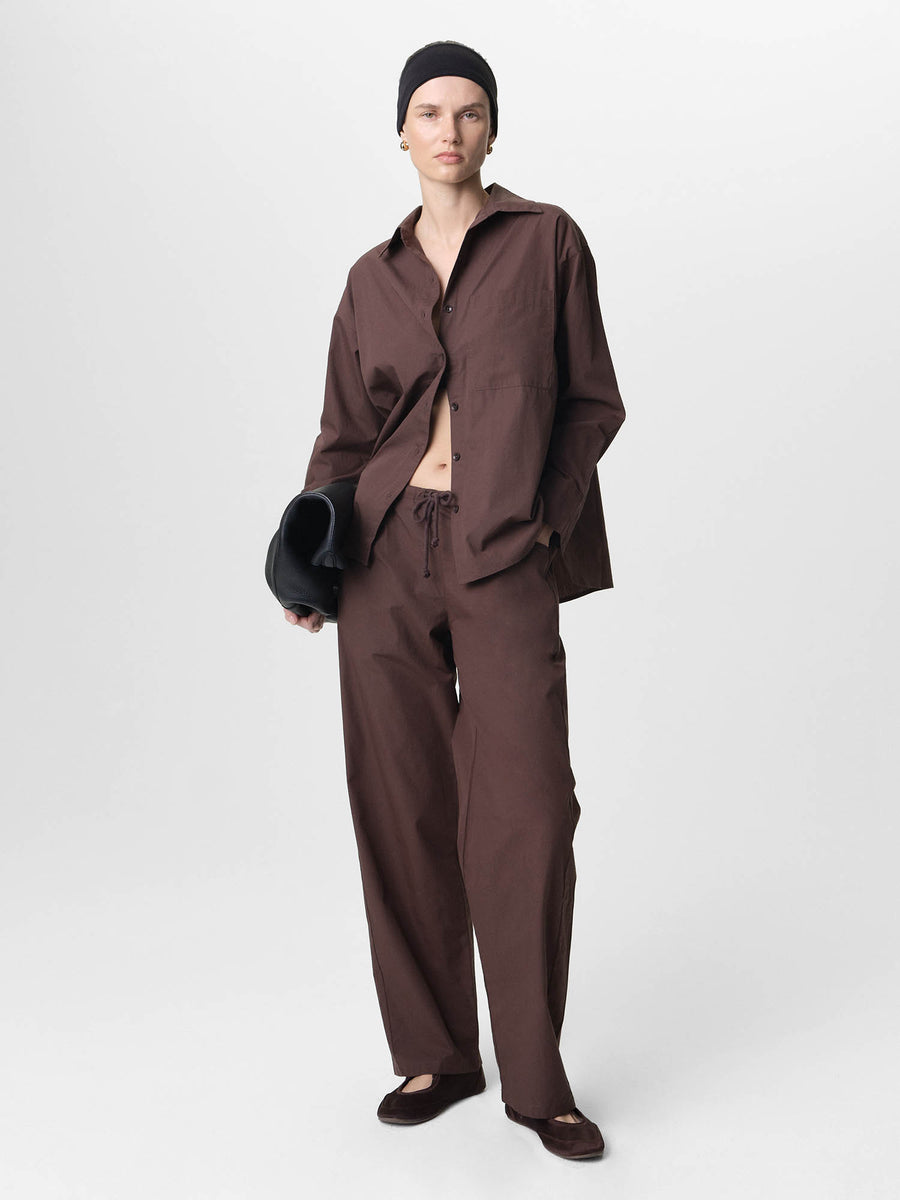Organic Poplin Essential Pant-Pant-MATE the Label-Java-XS-MATE the Label