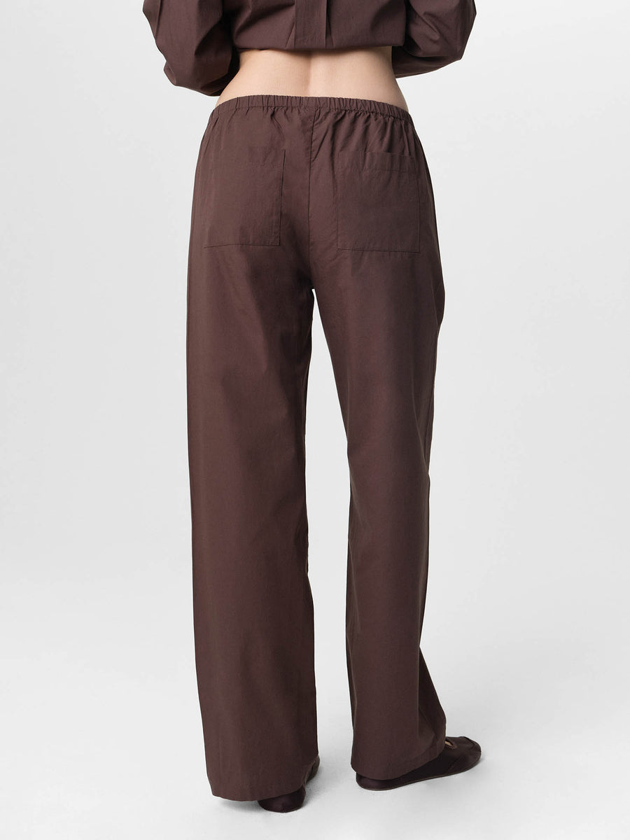 Organic Poplin Essential Pant-Pant-MATE the Label-Java-XS-MATE the Label