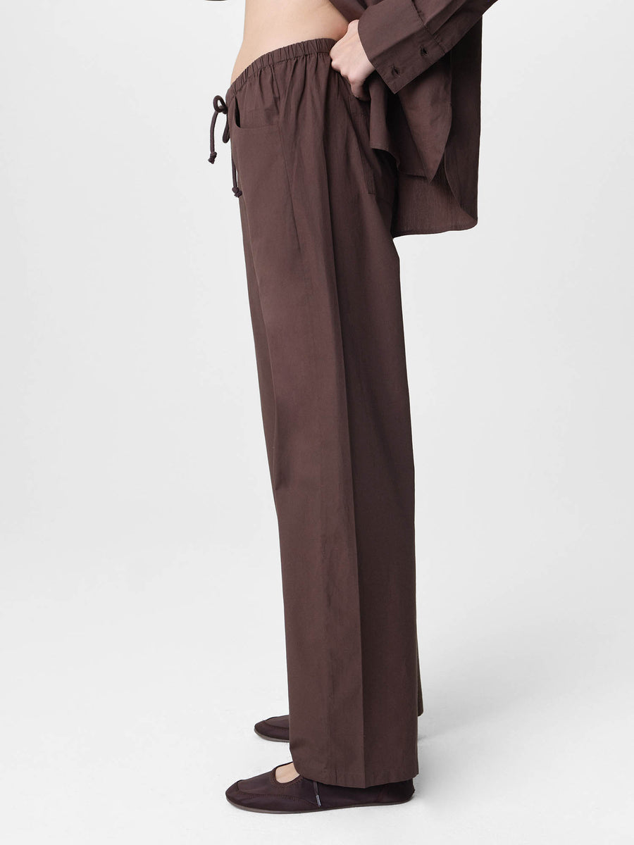 Organic Poplin Essential Pant-Pant-MATE the Label-Java-XS-MATE the Label