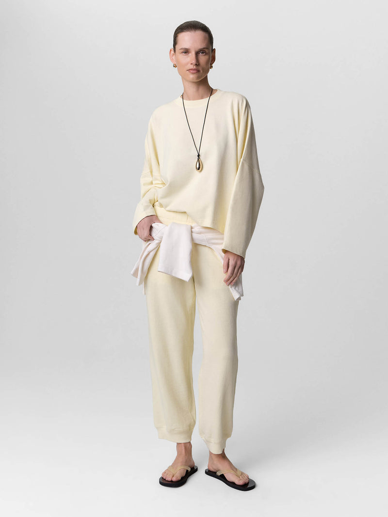 Organic Lightweight Terry Oversized Sweatshirt