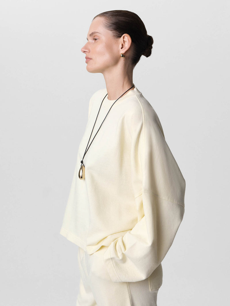 Organic Lightweight Terry Oversized Sweatshirt
