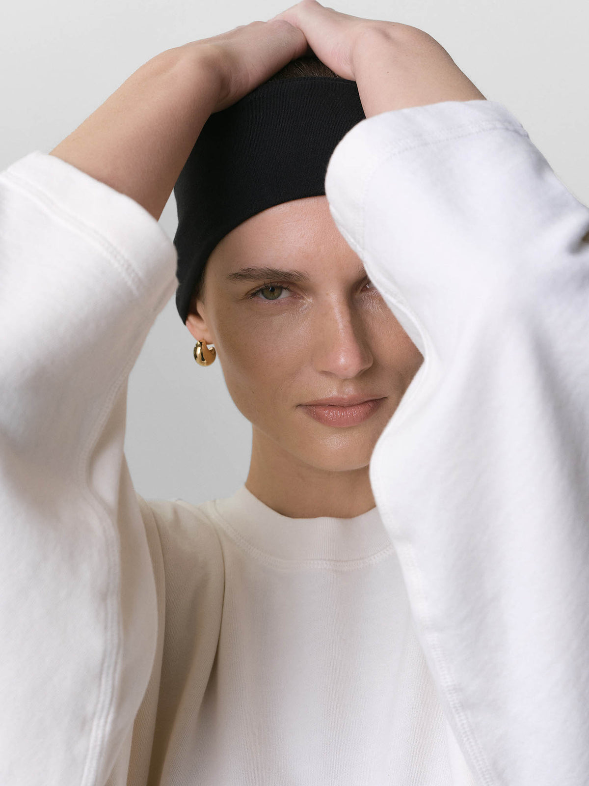 Organic Lightweight Terry Oversized Sweatshirt-Sweatshirts-MATE the Label-BONE-XS-MATE the Label