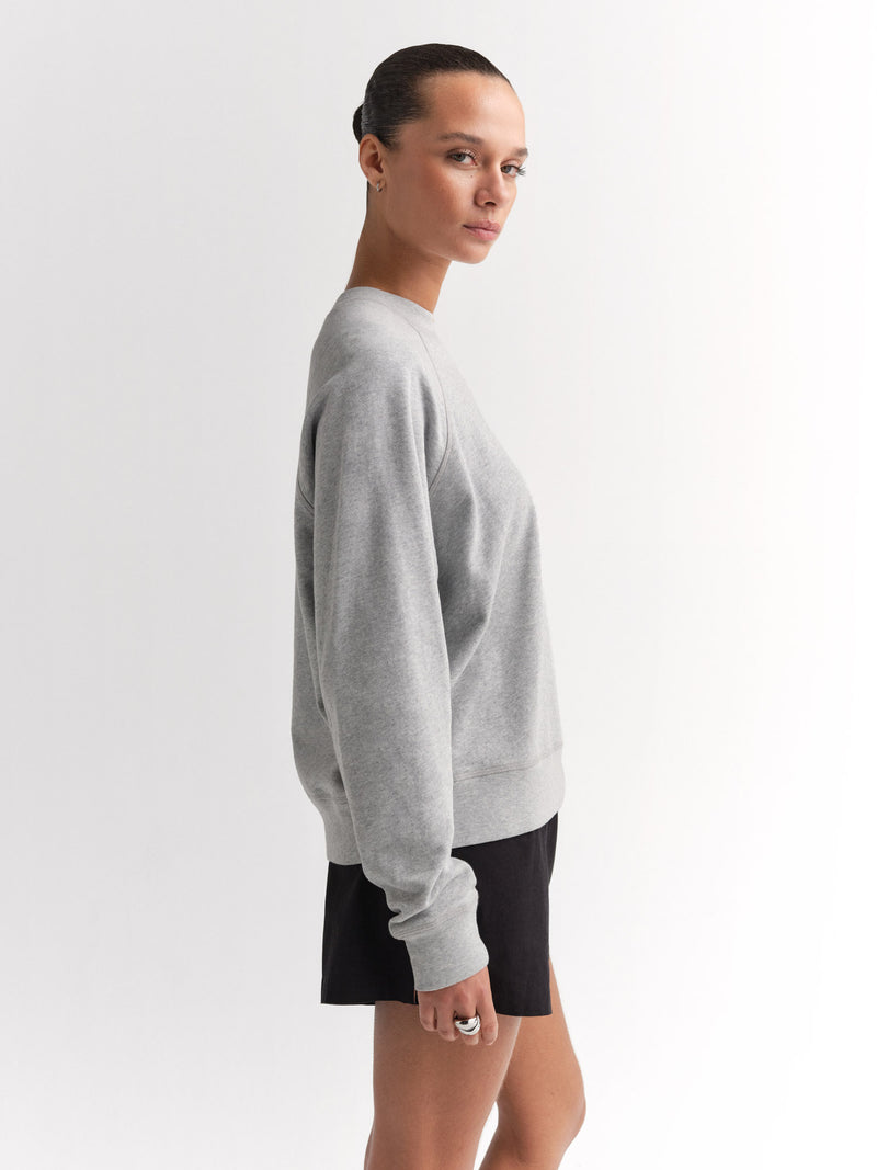 Organic Lightweight Terry Raglan Sweatshirt