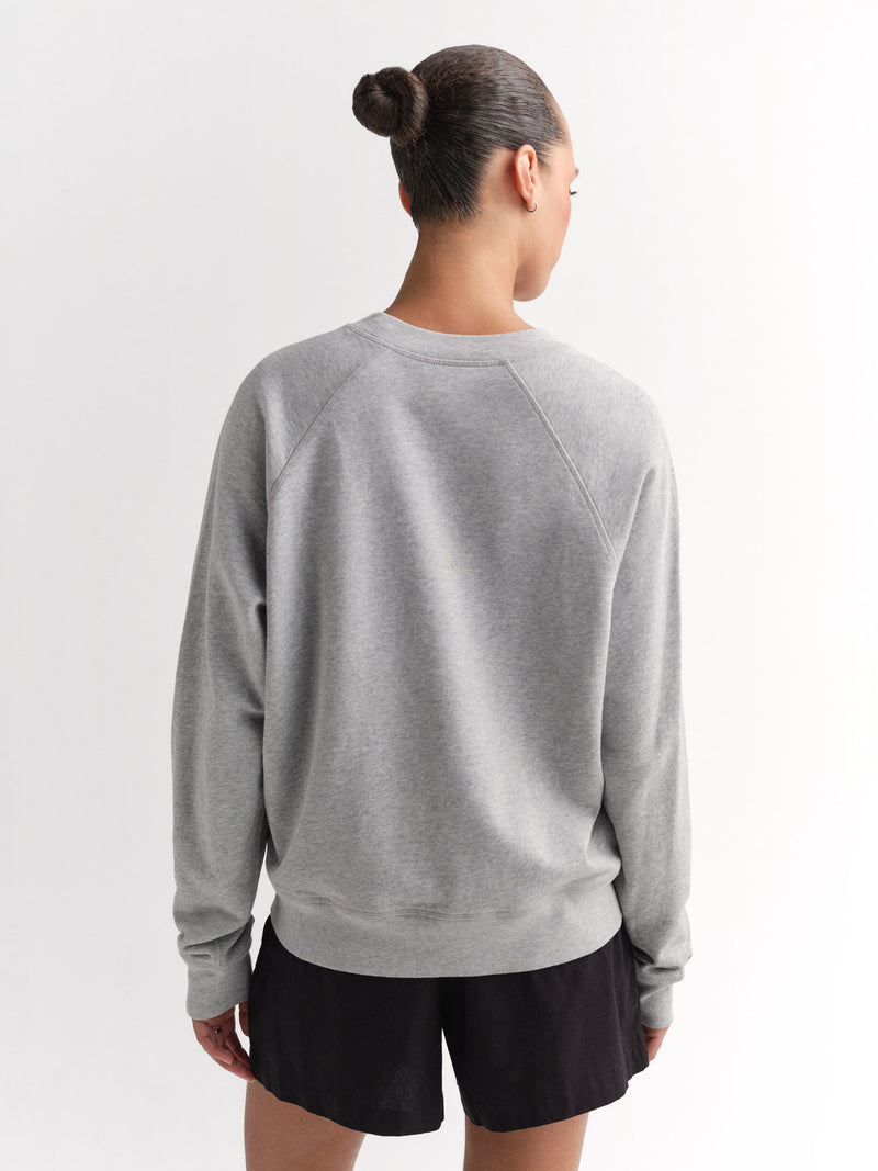 Organic Lightweight Terry Raglan Sweatshirt