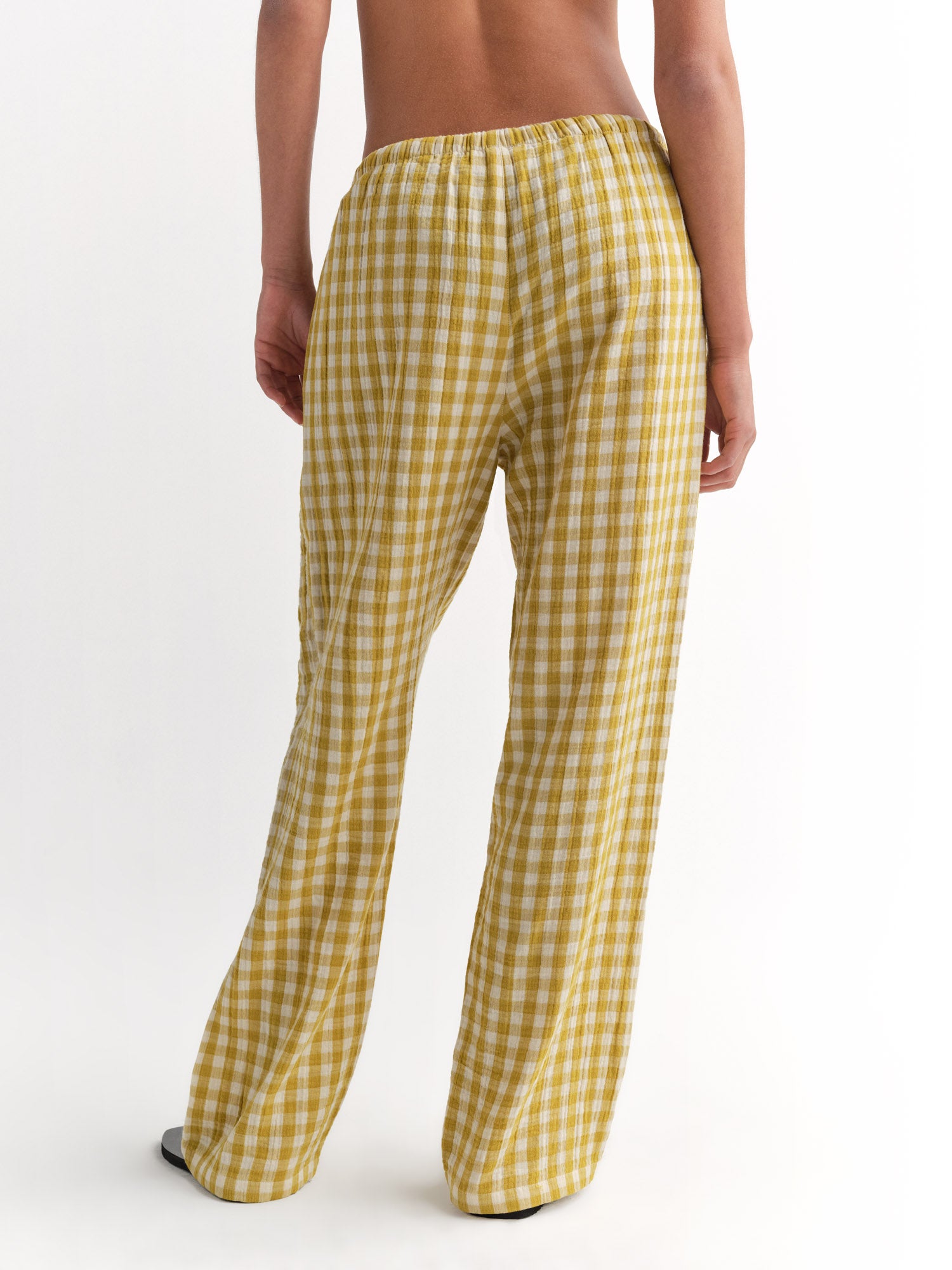 Organic Gauze Gingham Essential Pant – MATE the Label