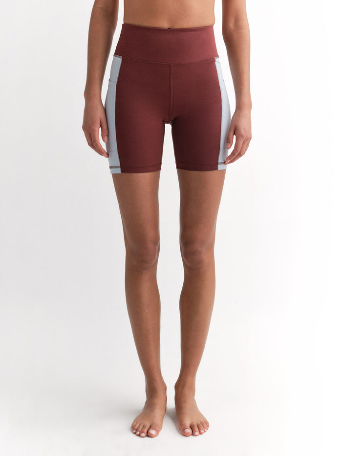 Organic Stretch Contrast Biker Short