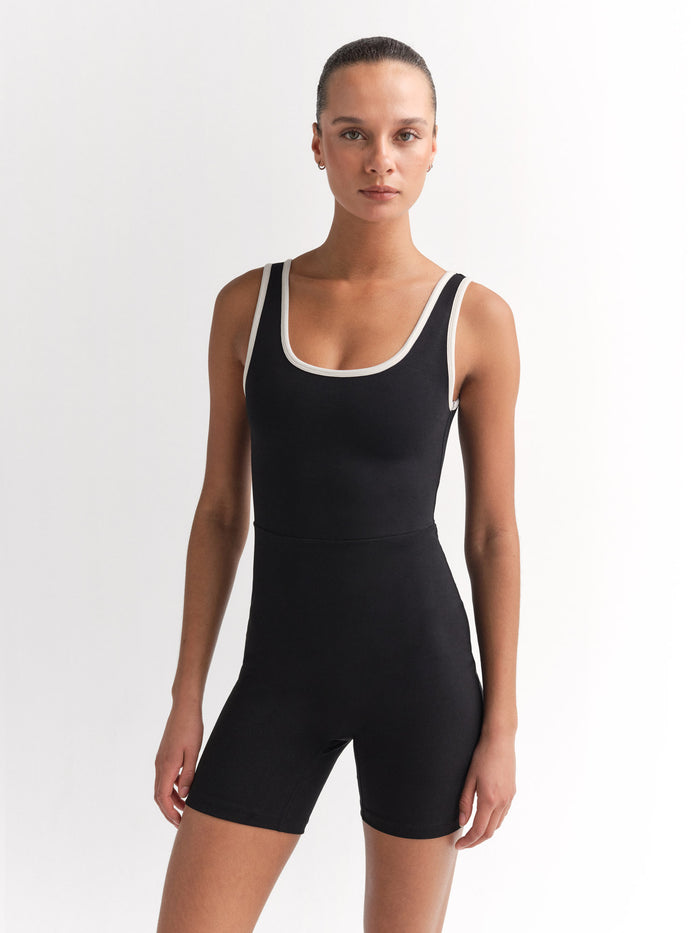 Organic Stretch Contrast Unitard