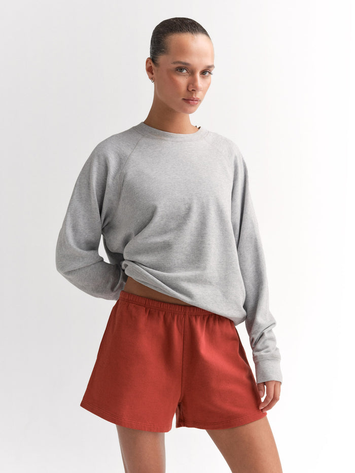 Organic Lightweight Terry Track Shorts