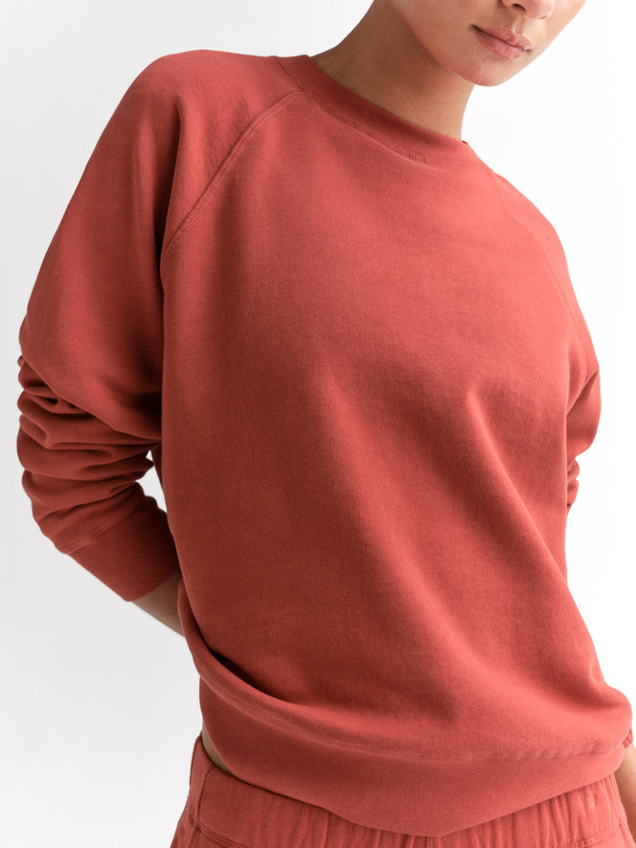 Organic Lightweight Terry Raglan Sweatshirt