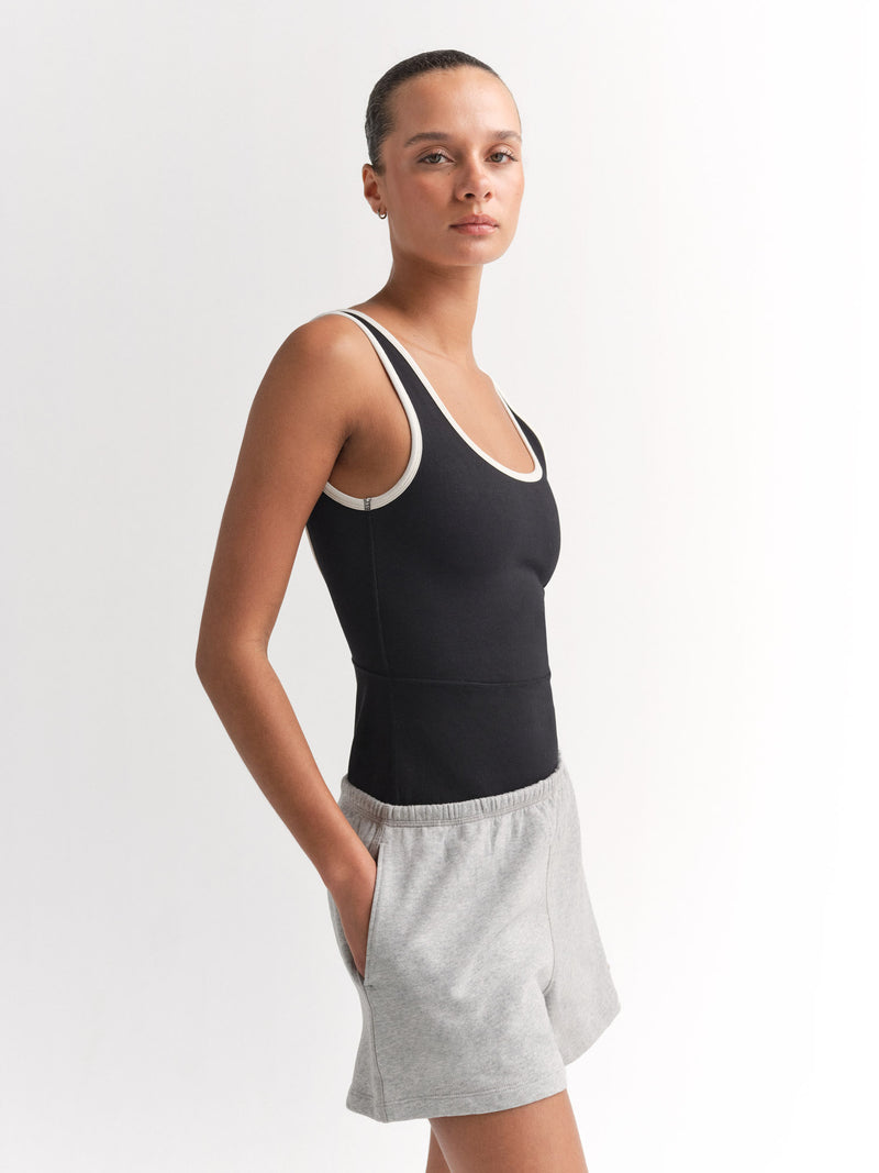 Organic Lightweight Terry Track Shorts