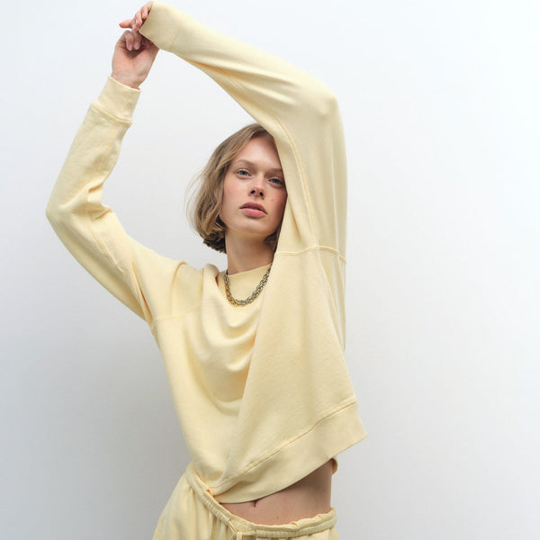 Organic Lightweight Terry Raglan Sweatshirt
