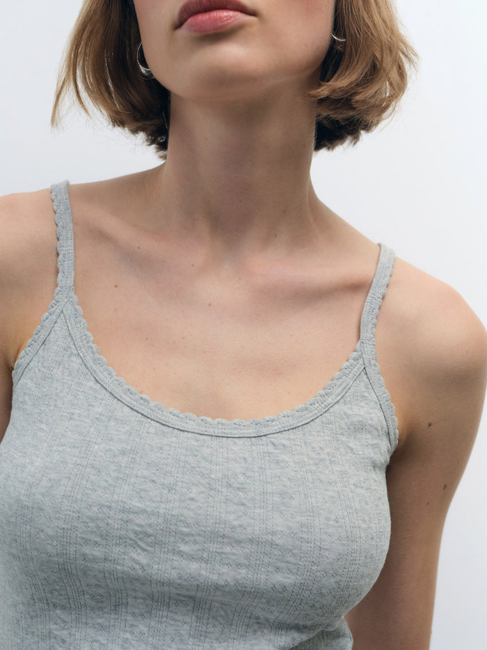 Organic Pointelle Tank - [variant_title] - MATE the Label