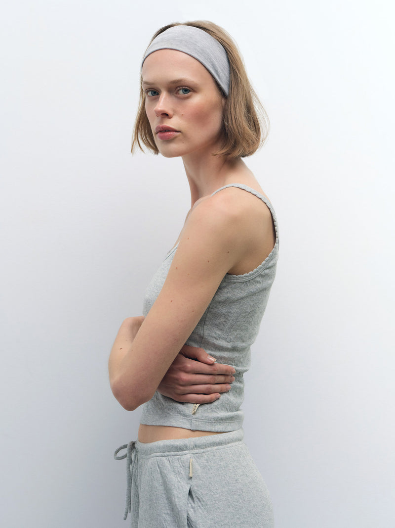 Organic Pointelle Tank