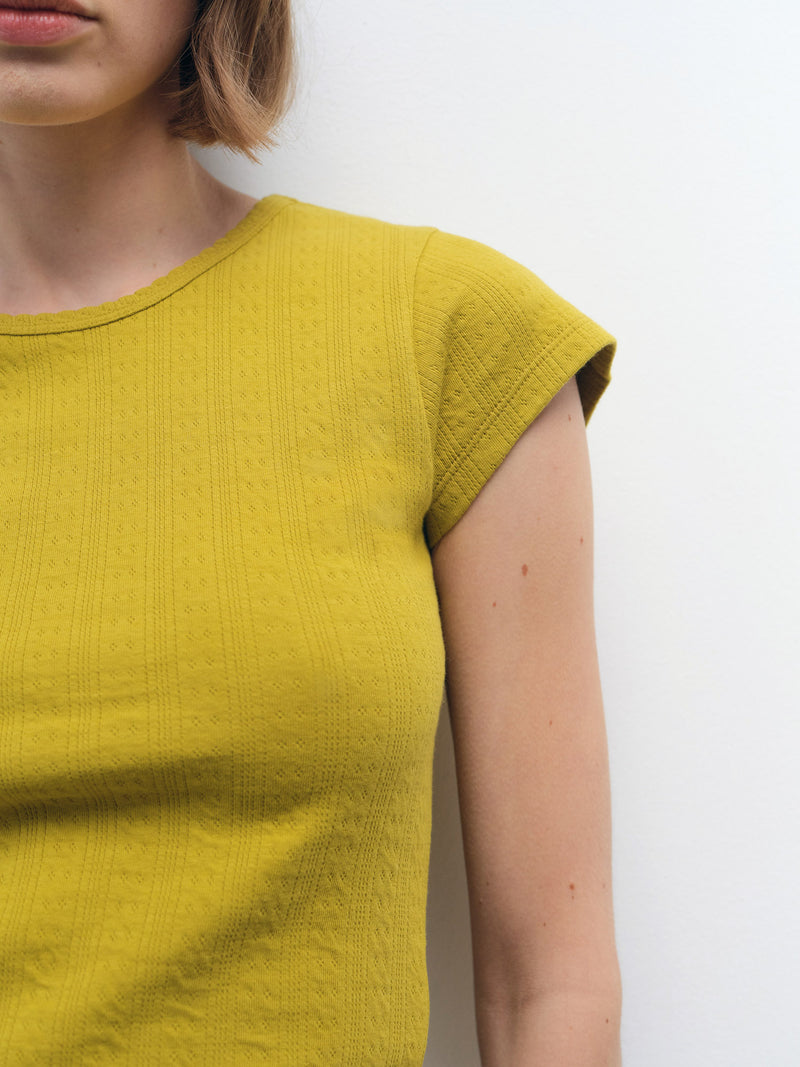 Organic Pointelle Baby Tee