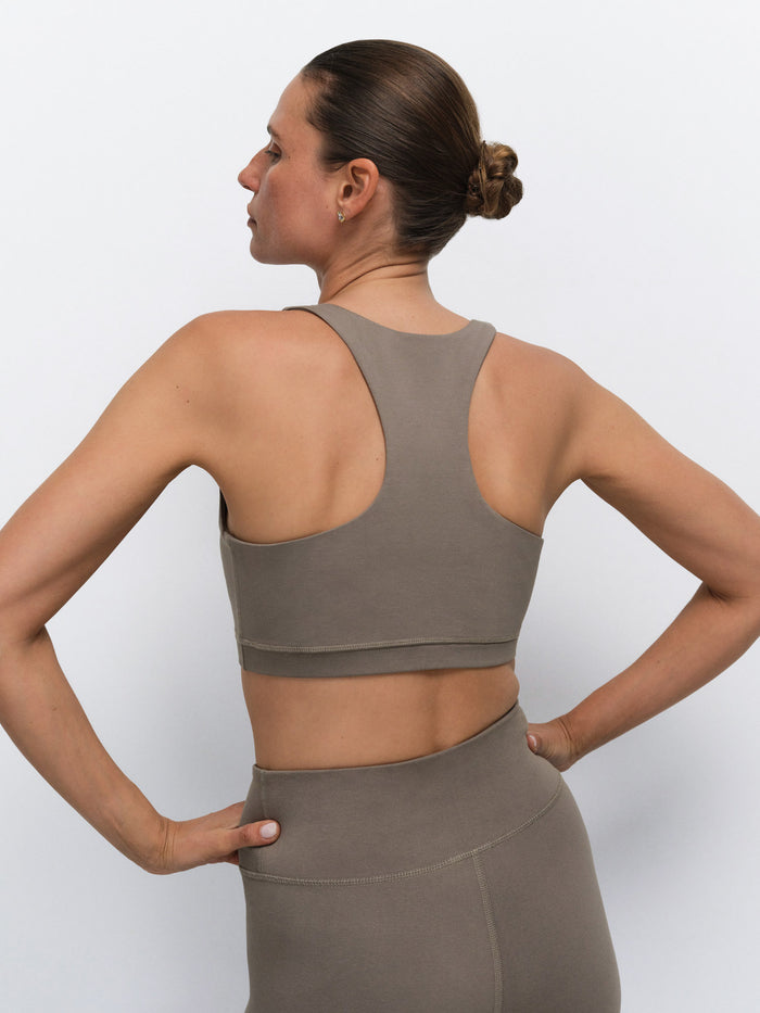 Organic Stretch V-Neck Bra