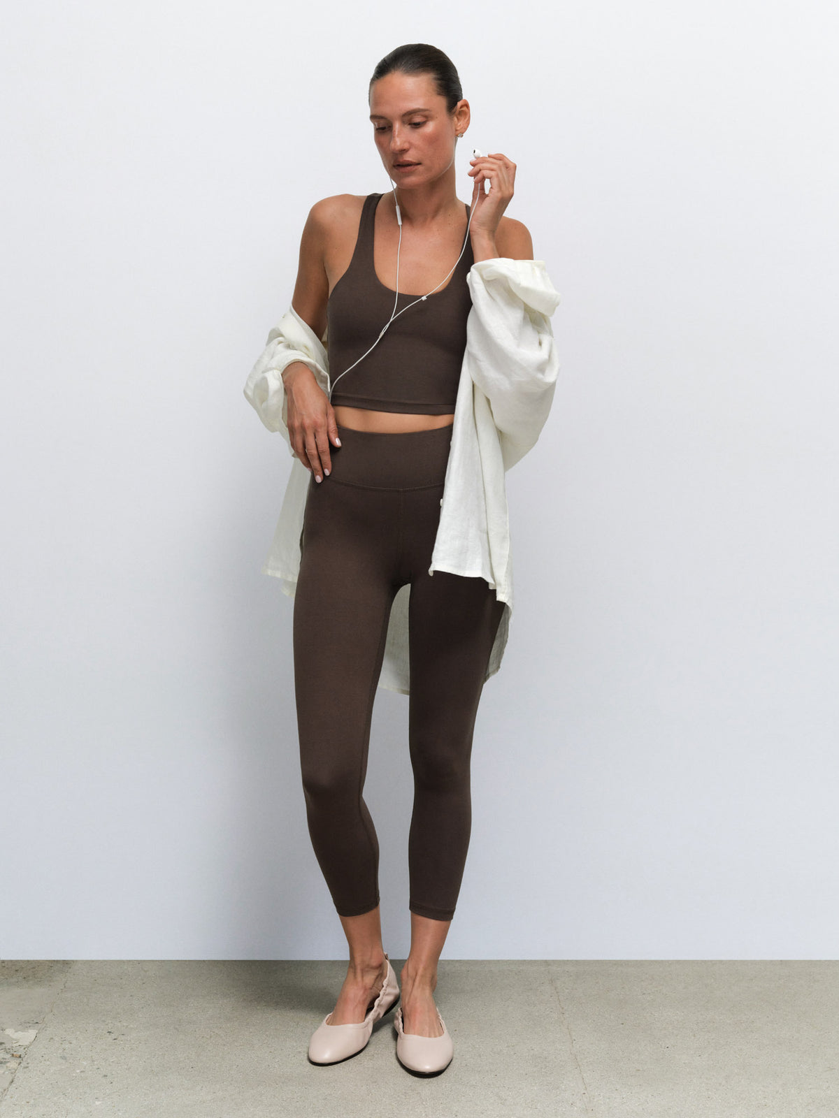 Organic Stretch Midi Legging