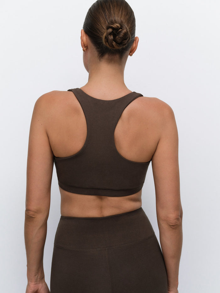 Organic Stretch V-Neck Bra