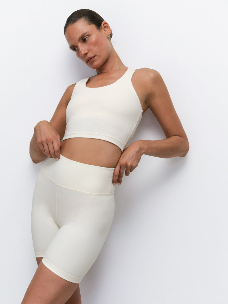 Organic Stretch Crop Racer Tank