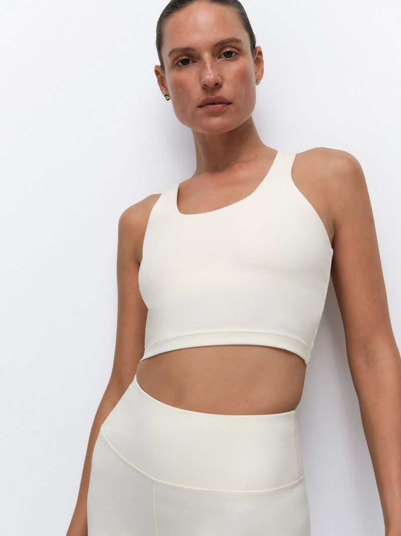 Organic Stretch Crop Racer Tank