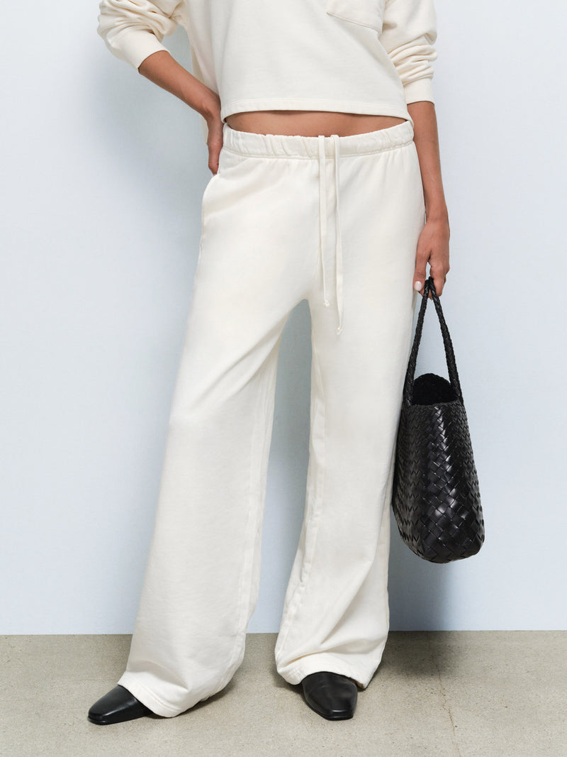 Organic Fleece Straight Leg Sweatpant