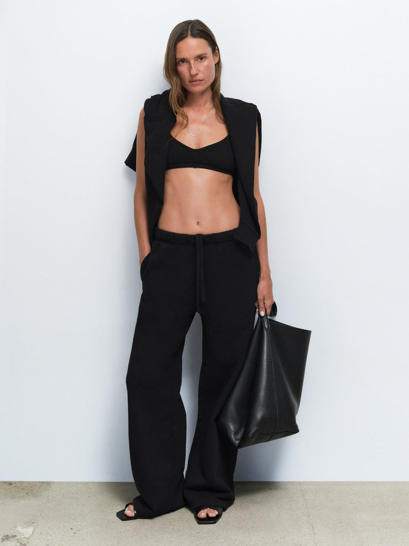 Organic Fleece Straight Leg Sweatpant