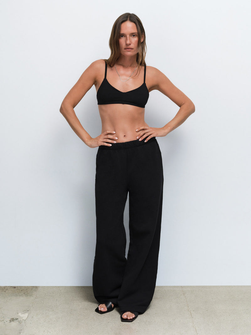 Organic Fleece Straight Leg Sweatpant