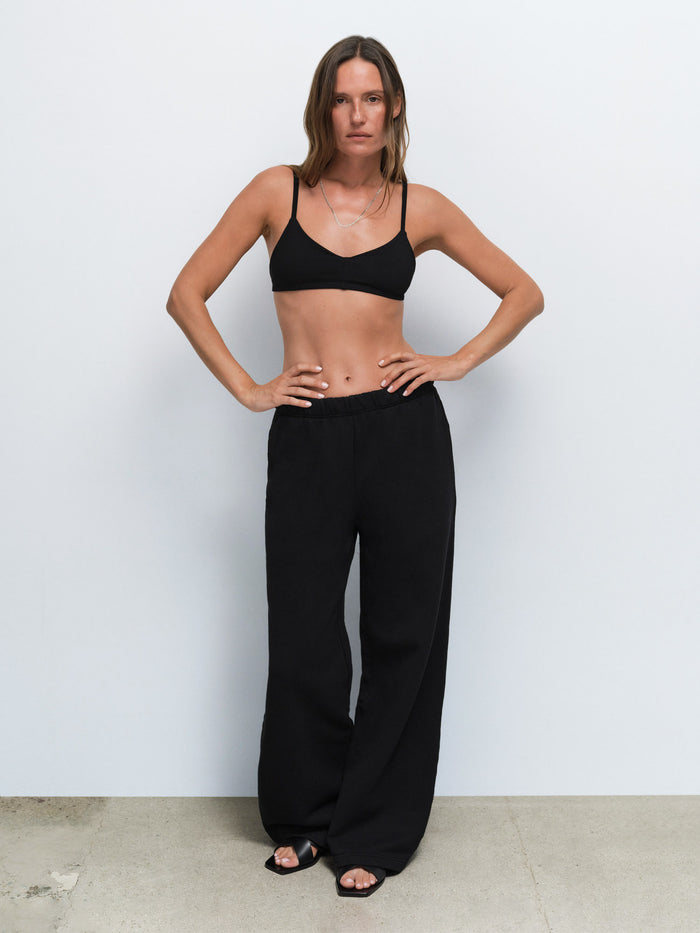 Organic Fleece Straight Leg Sweatpant
