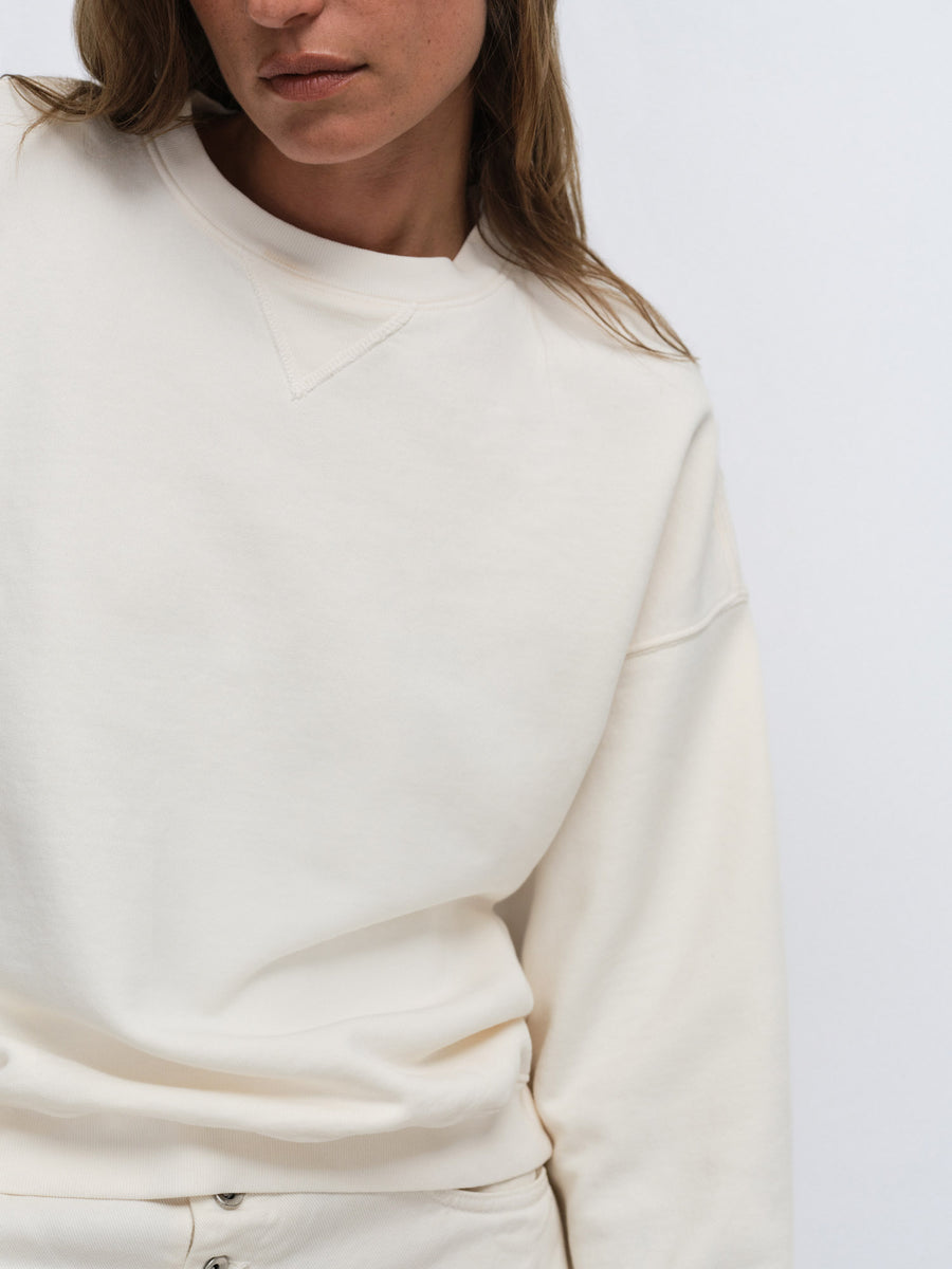 Organic Fleece Relaxed Crewneck Sweatshirt