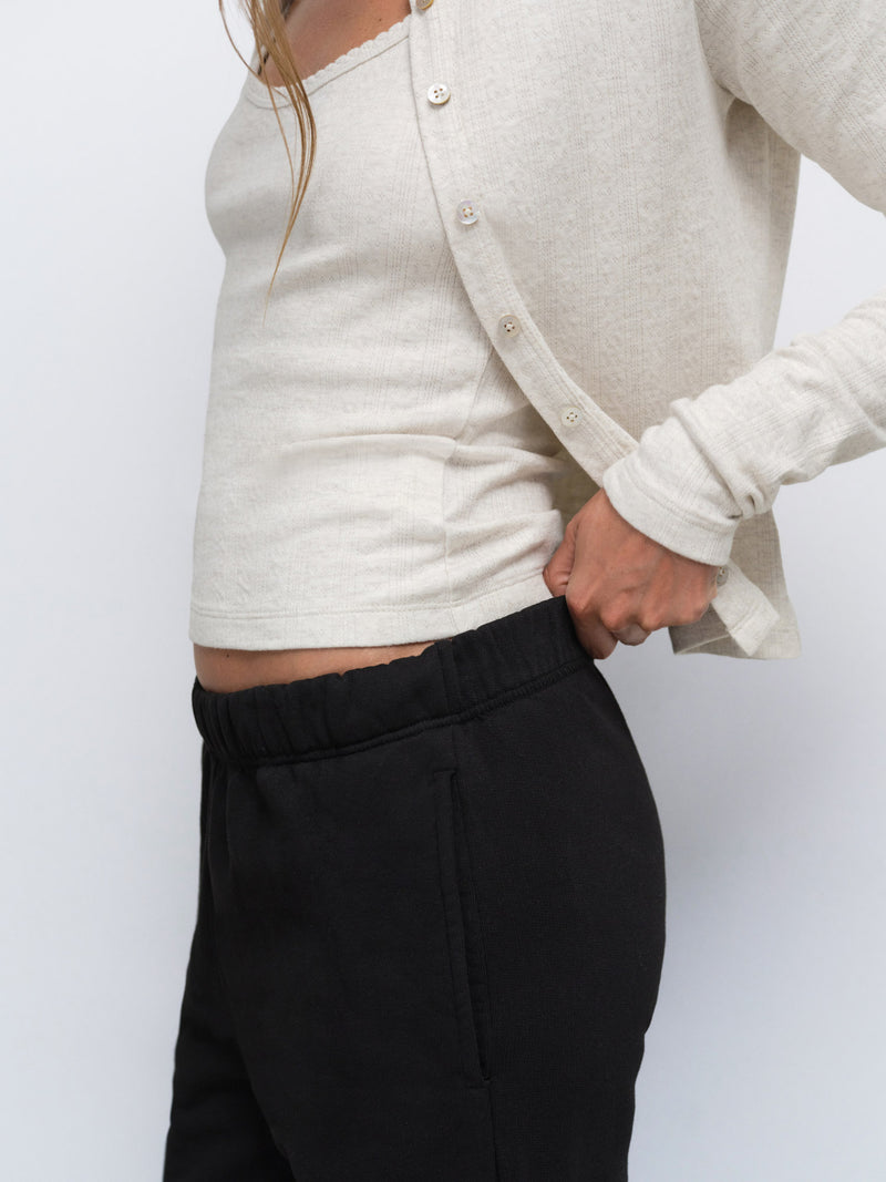Organic Fleece Relaxed Pocket Sweatpant