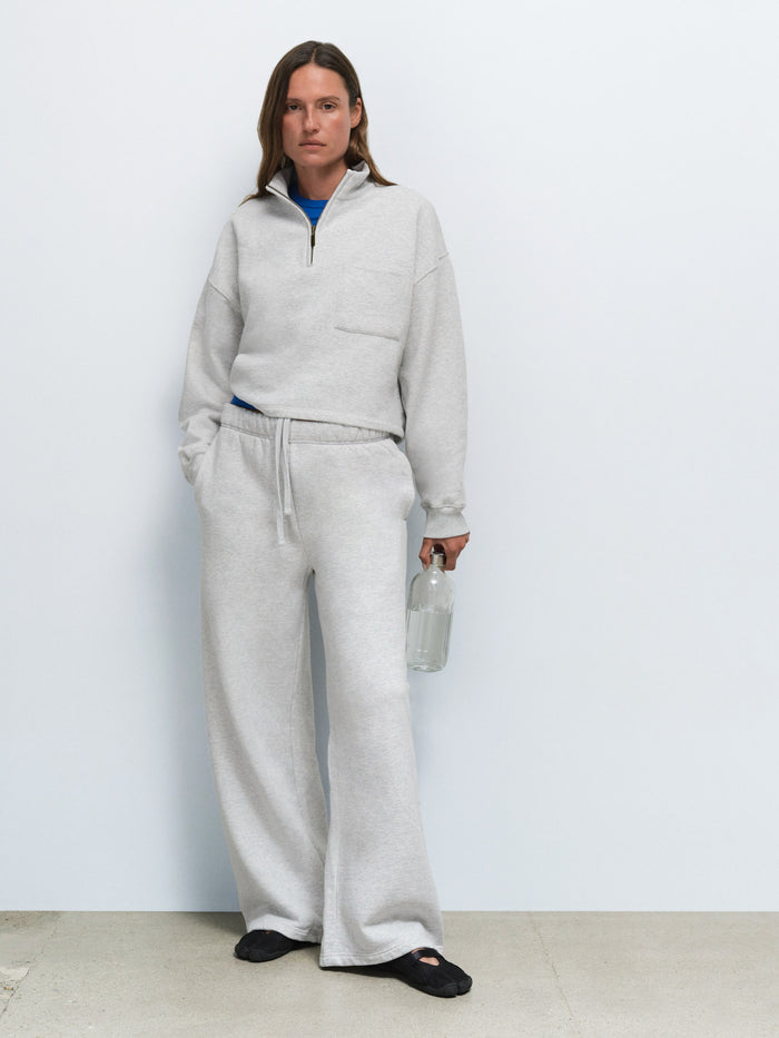 Organic Fleece Straight Leg Sweatpant