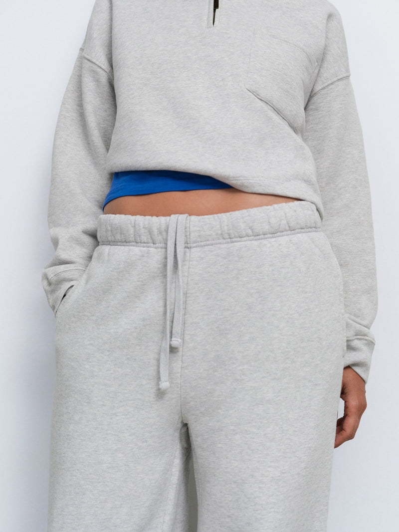 Organic Fleece Straight Leg Sweatpant