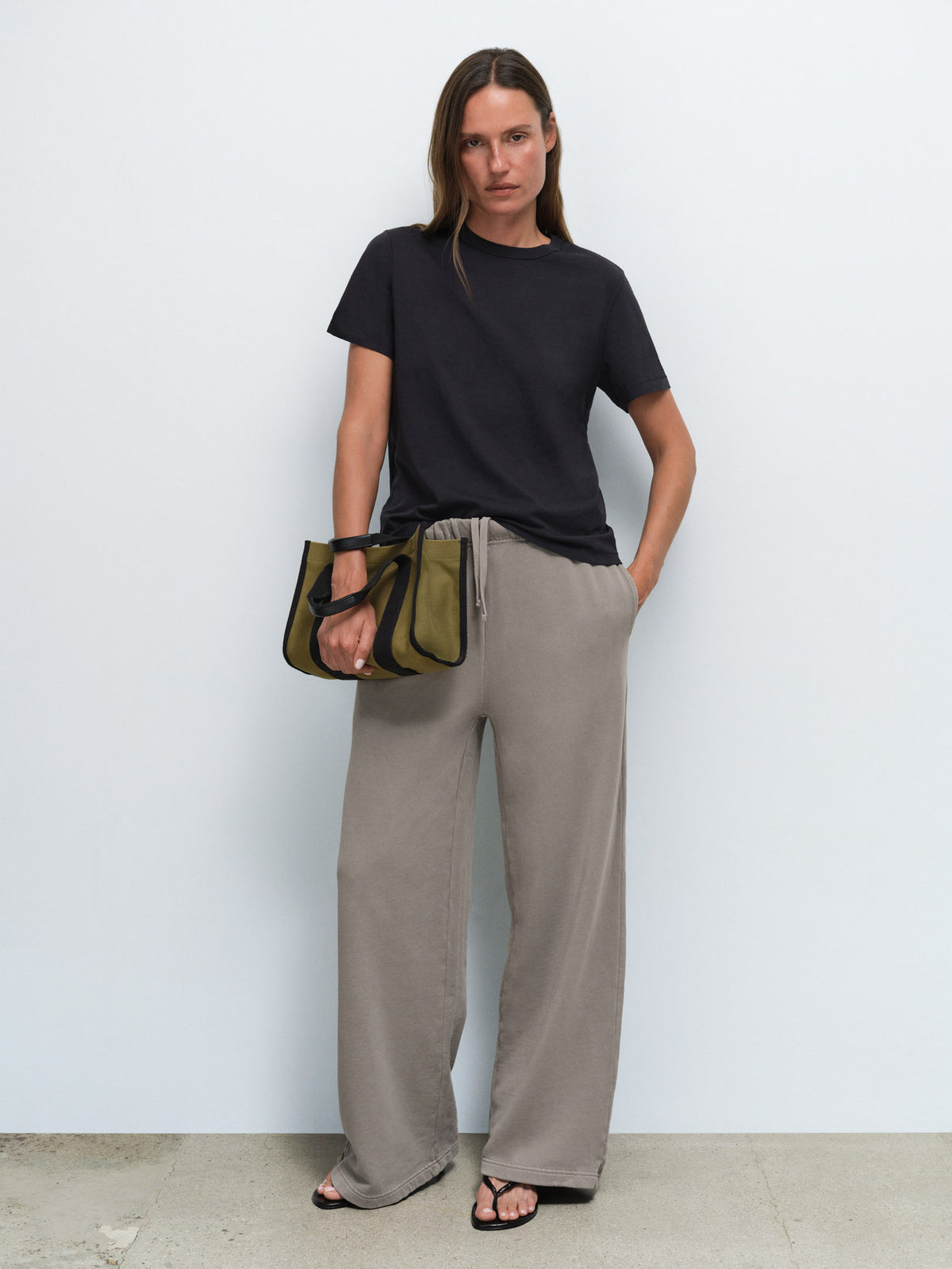 Organic Fleece Straight Leg Sweatpant