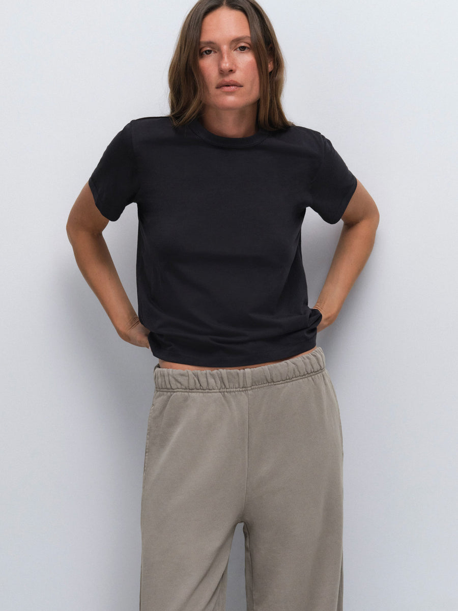 Organic Fleece Straight Leg Sweatpant