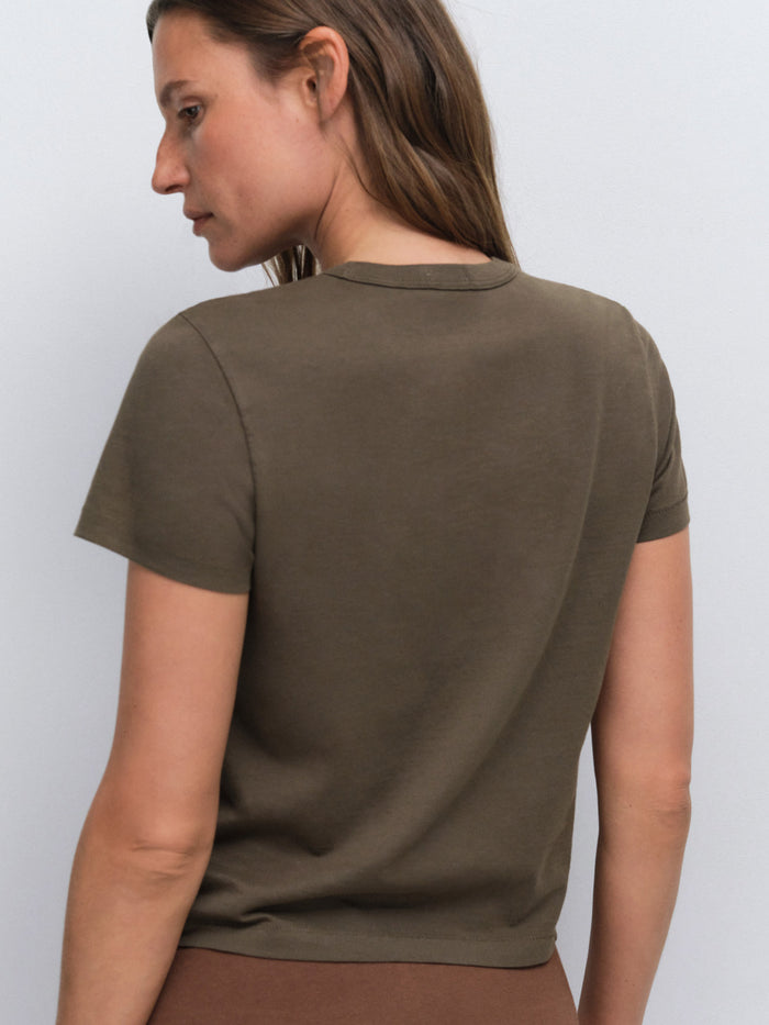 Organic Pima Shrunken Tee