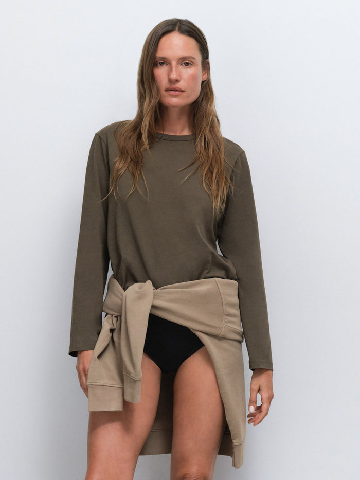 Organic Pima Long Sleeve Tee