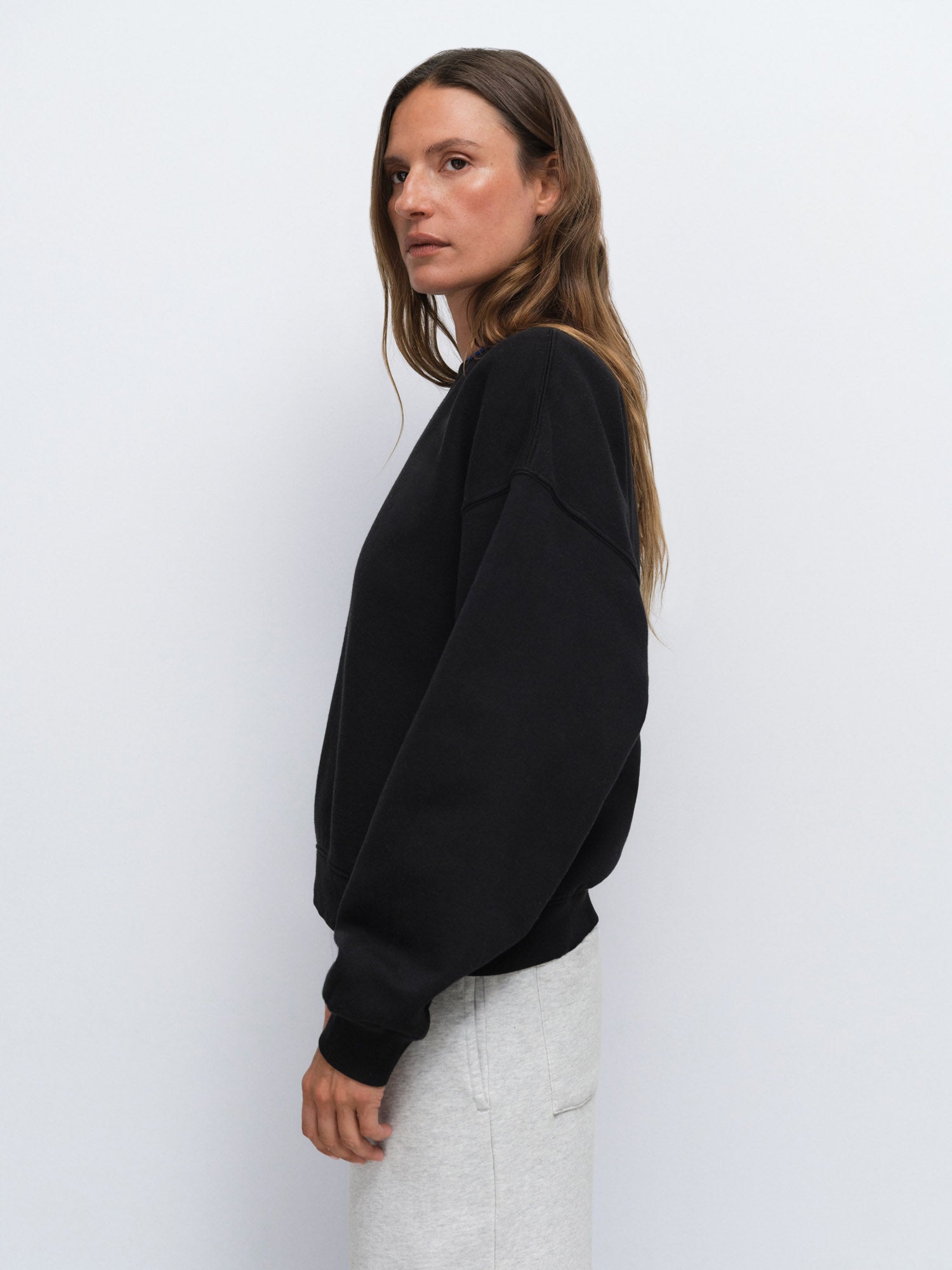 Organic Fleece Relaxed Crewneck Sweatshirt – MATE the Label