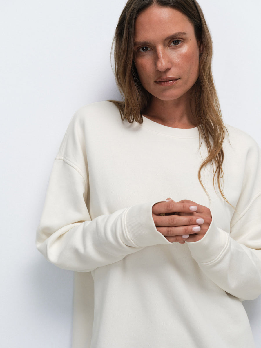 Organic Fleece Oversized Sweatshirt