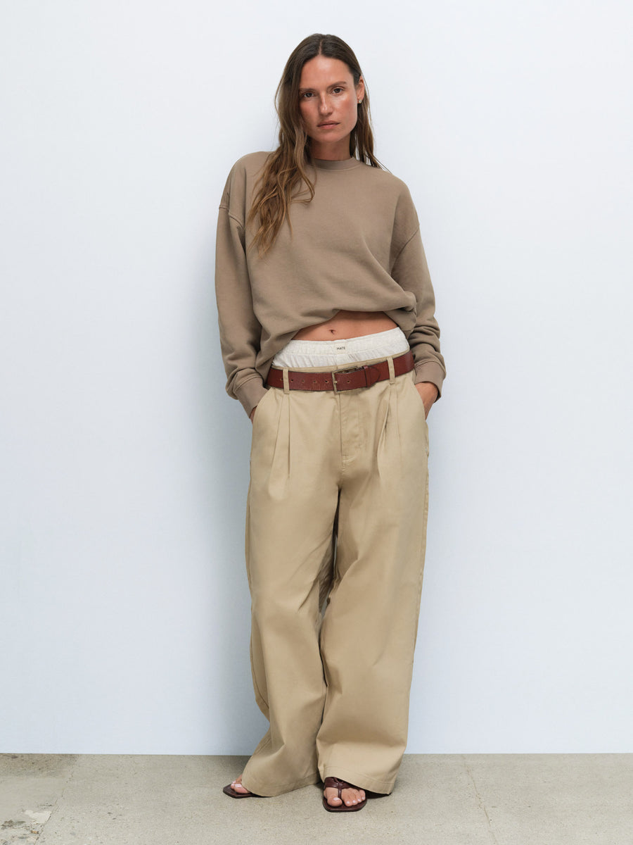 Organic Fleece Oversized Sweatshirt