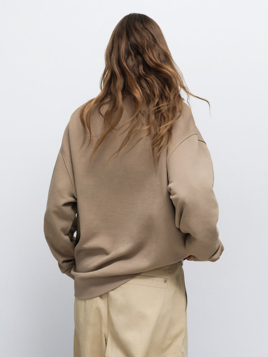 Organic Fleece Oversized Sweatshirt