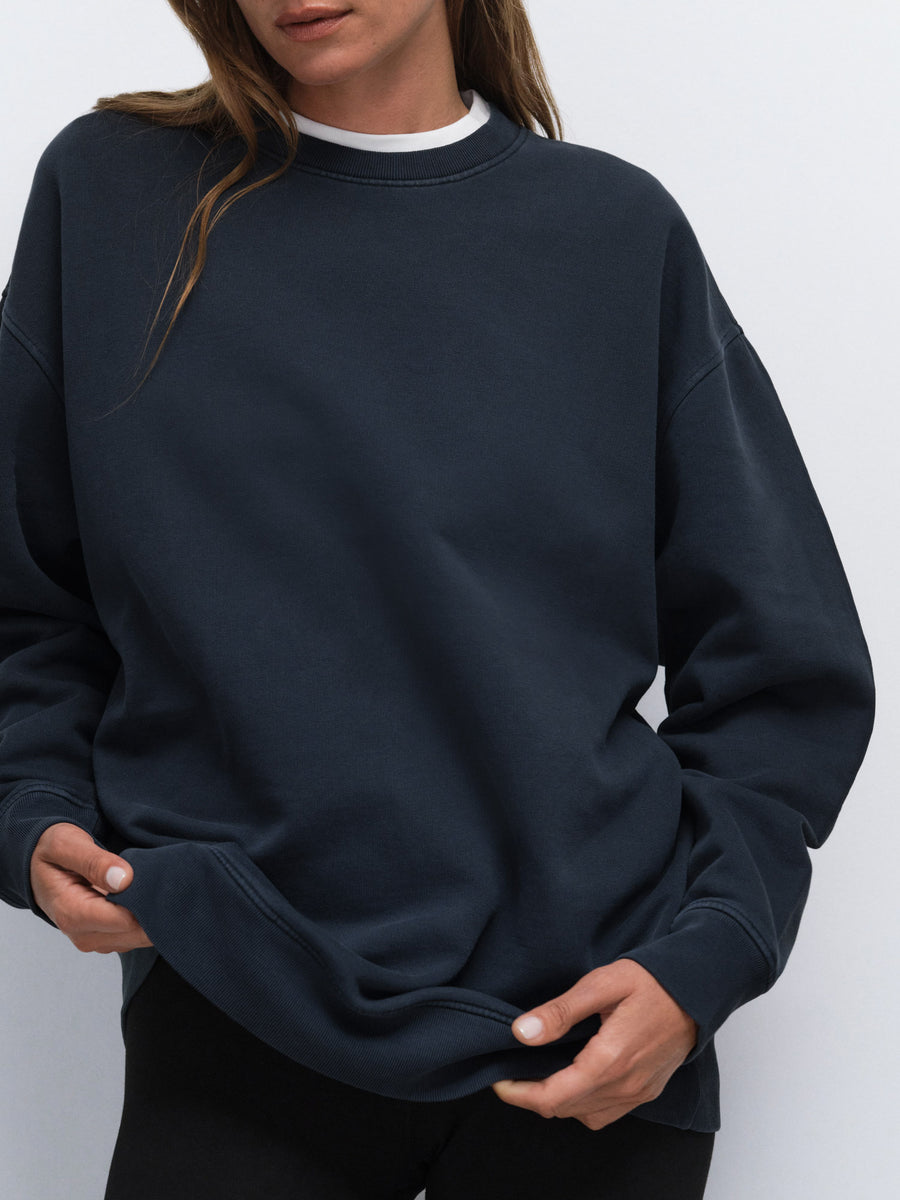 Organic Fleece Oversized Sweatshirt