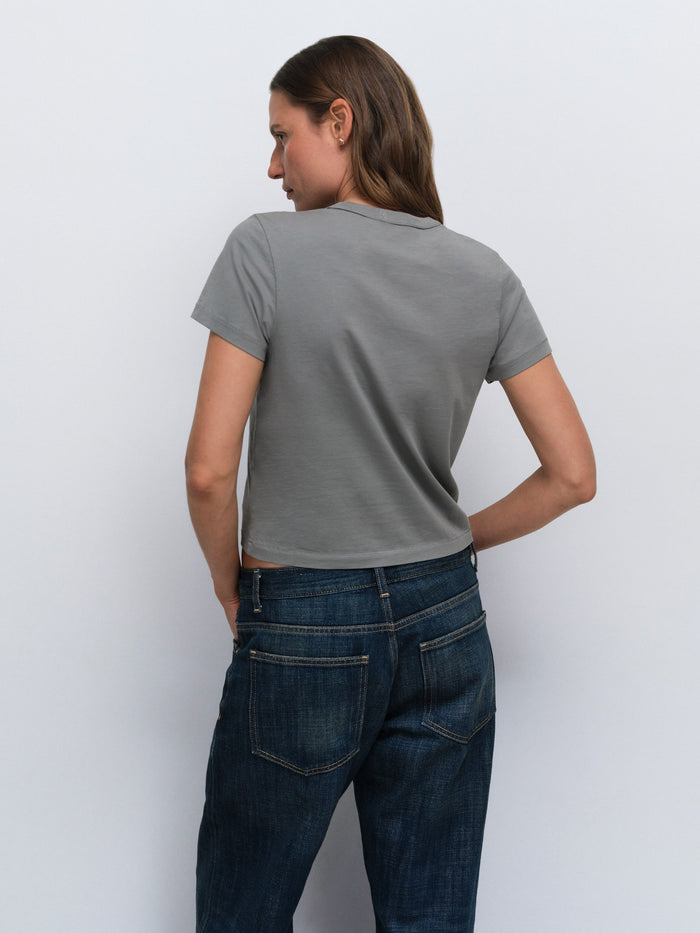Organic Pima Shrunken Tee