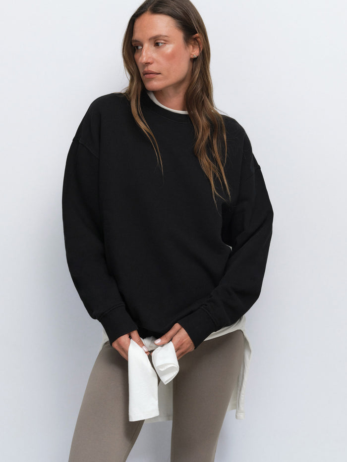 Organic Fleece Oversized Sweatshirt