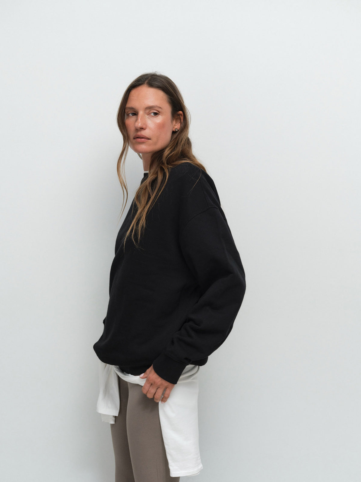 Organic Fleece Oversized Sweatshirt